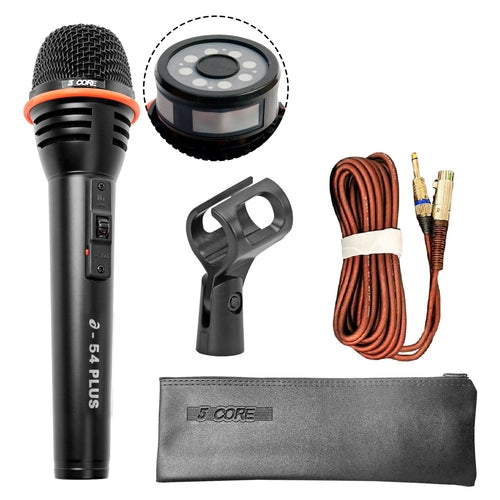 5Core Microphone Dynamic Mic Karaoke Singing Studio XLR Mics Handheld