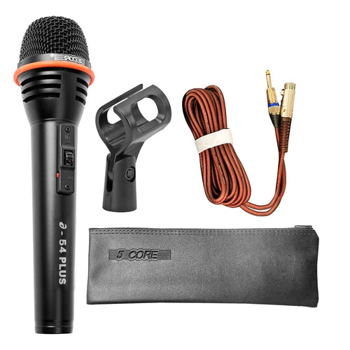 5Core Microphone Dynamic Mic Karaoke Singing Studio XLR Mics Handheld
